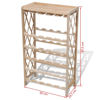 Picture of Wooden Wine Rack for 25 Bottles