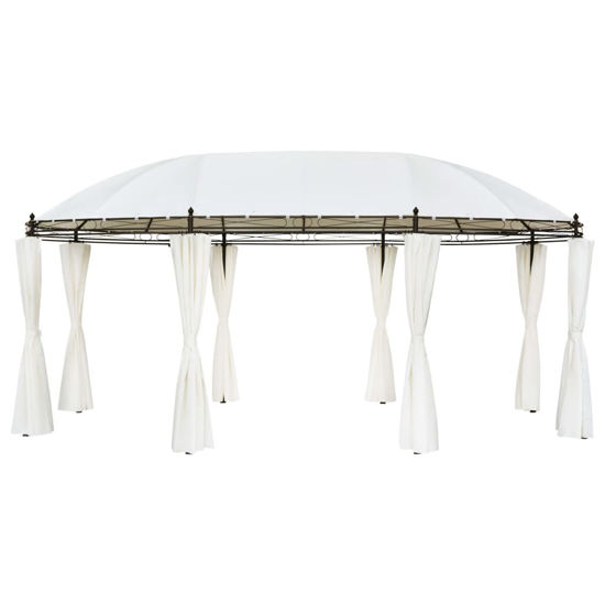 Picture of Outdoor Cream White Gazebo Tent