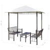 Picture of Outdoor Garden Tent with Benches and Table