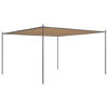 Picture of Outdoor Flat Roof Gazebo Tent - Beige