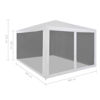 Picture of Outdoor Gazebo Tent with Mesh Walls