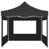 Picture of Outdoor Folding Aluminum Gazebo Tent with Walls - Anthracite