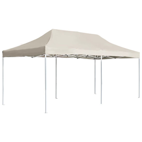 Picture of Outdoor Folding Aluminum Gazebo Tent - Cream