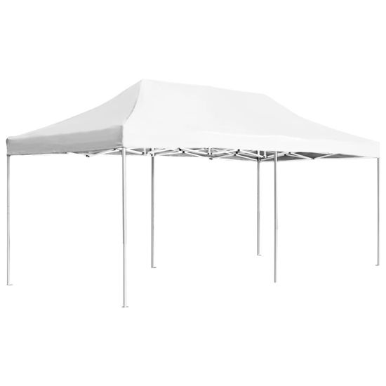 Picture of Outdoor Folding Aluminum Gazebo Tent - White