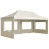 Picture of Outdoor Folding Aluminum Gazebo Tent with Walls - Cream