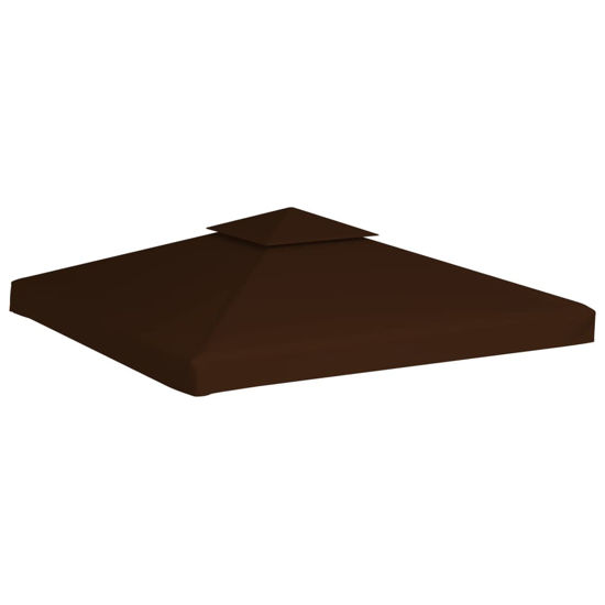 Picture of Outdoor Gazebo Top Replacement - 2-Tier Brown