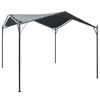 Picture of Outdoor Steel Gazebo Pavilion Tent Canopy - Anthracite