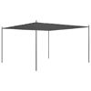 Picture of Outdoor Gazebo Tent with Flat Roof - Anthracite