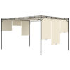 Picture of Outdoor Gazebo Tent with Side Curain - Cream