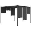 Picture of Outdoor Gazebo Tent with Side Curain - Anthracite