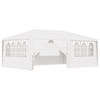 Picture of Outdoor Gazebo Tent with Side Walls - White