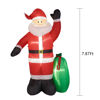 Picture of Outdoor Inflatable Christmas Santa Claus 8"