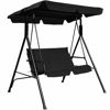 Picture of Outdoor 2 Person Patio Swing Black