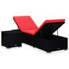 Picture of Outdoor Lounger and Table - Red