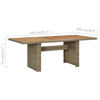 Picture of Outdoor Dining Table 78" - Brown