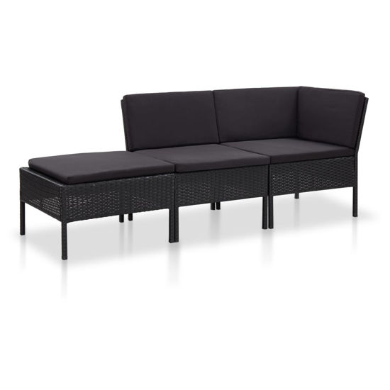 Picture of Outdoor Lounge Set - Black