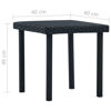 Picture of Patio Tea Table 15" - Black