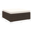 Picture of Outdoor Sectional Footrest - Brown