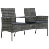 Picture of Outdoor 2-Seater Sofa with Table