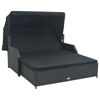 Picture of Outdoor Lounger with Canopy - Gray