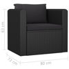 Picture of Outdoor Single Sofa - Black