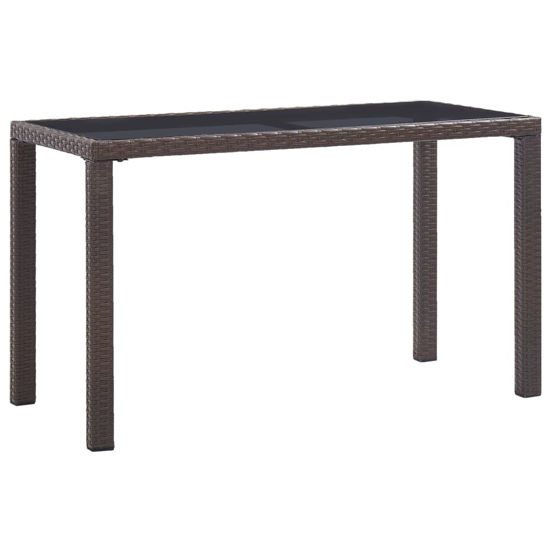 Picture of Outdoor Patio Table - 48" Brown