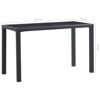 Picture of Outdoor Patio Table - 48" Black