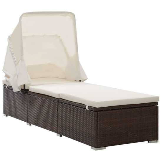 Picture of Outdoor Lounger - Brown