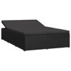 Picture of Outdoor Convertible SunBed - Black