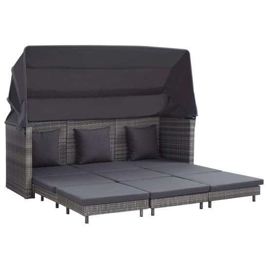 Picture of Outdoor 3-Seater SunBed - Gray