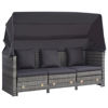 Picture of Outdoor 3-Seater SunBed - Gray