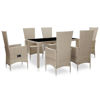 Picture of Outdoor Dining Set - Beige