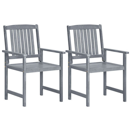 Picture of Outdoor Chairs 2 pcs - Gray