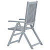 Picture of Outdoor Reclining Chairs - 2 pcs Gray