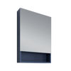 Picture of Lucera 24" Royal Blue Wall Hung Undermount Sink Modern Bathroom Vanity w/ Medicine Cabinet