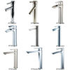 Picture of Lucera 30" Royal Blue Wall Hung Vessel Sink Modern Bathroom Vanity w/ Medicine Cabinet