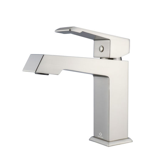 Picture of Single Hole Bathroom Faucet - Brushed Nickel