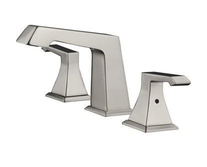 Picture of 3 Hole 8" Widespread Bathroom Faucet - Brushed Nickel