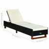 Picture of Outdoor Lounger - Black