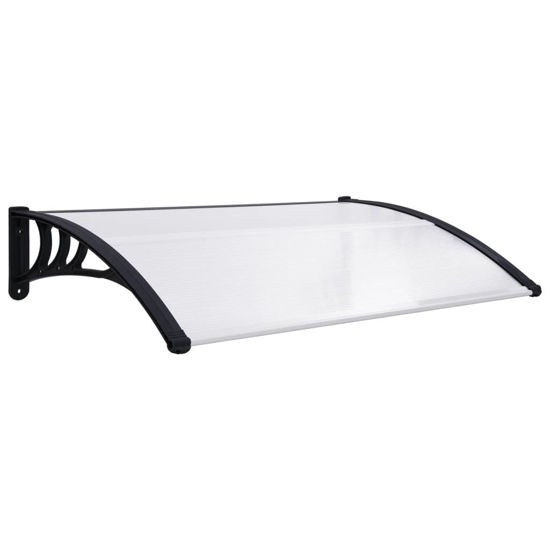 Picture of Outdoor Door Canopy 59" - Black Transparent