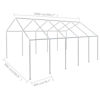 Picture of Outdoor Tent Steel Frame 33' x 16'