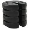 Picture of Outdoor Concrete Gazebo Weight Plates - 4 pc Black