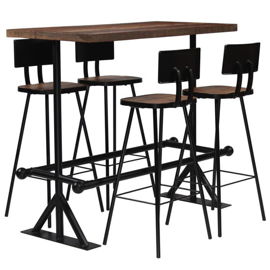 Picture of Wooden Bar Set - 5pc