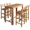 Picture of Wooden Bar Table with Chairs - 5pc