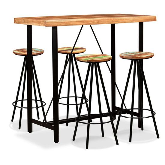 Picture of Wooden Bar Set - 5pc