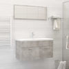 Picture of 35" Bathroom Furniture Set with Mirror - Concrete Gray