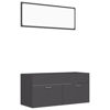 Picture of 39" Bathroom Furniture Set with Mirror - Gray