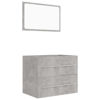 Picture of 23" Bathroom Furniture Set with Mirror - Concrete Gray