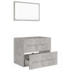 Picture of 23" Bathroom Furniture Set with Mirror - Concrete Gray