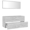 Picture of 39" Bathroom Furniture Set with Mirror - Concrete Gray